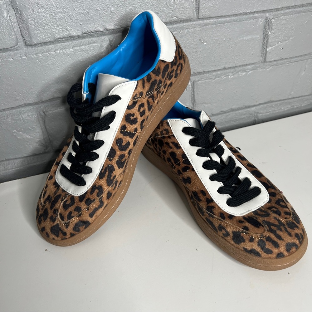 Steve Madden Dispel Leopard Sneakers Size 7.5 UNBOXED